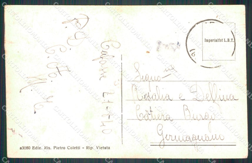 Torino Cafasse Via Roma cartolina MT4575 – retro