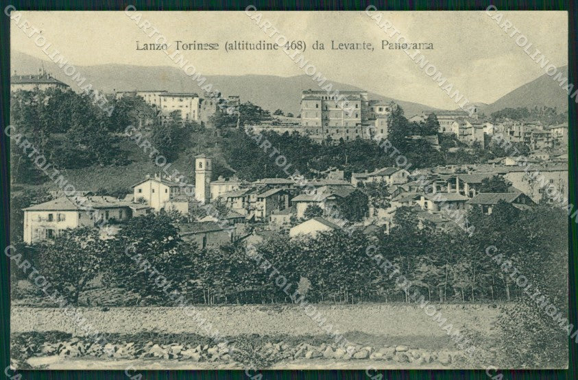 Torino Lanzo Torinese Panorama Genta cartolina MT4589 – fronte