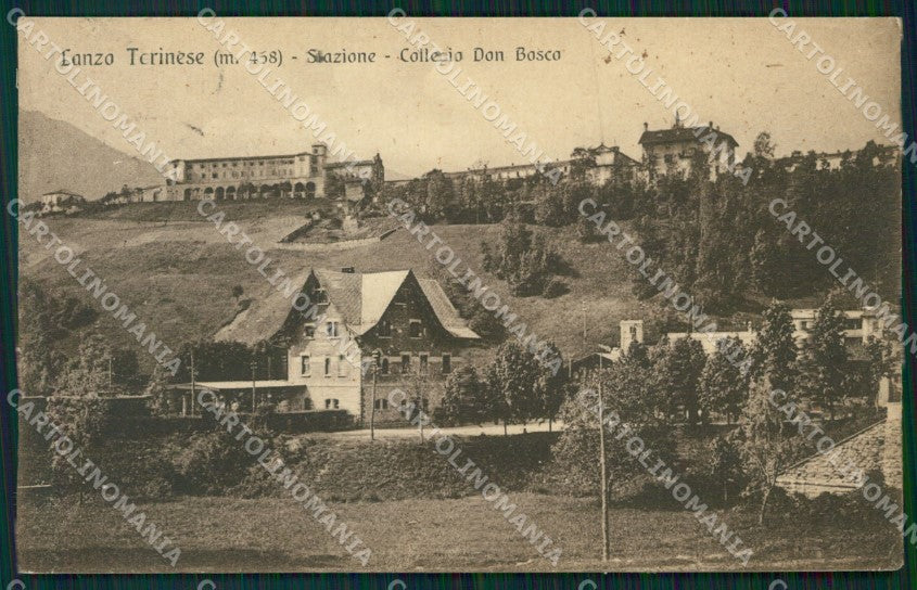 Torino Lanzo Torinese Stazione Collegio Don Bosco cartolina MT4592 – fronte
