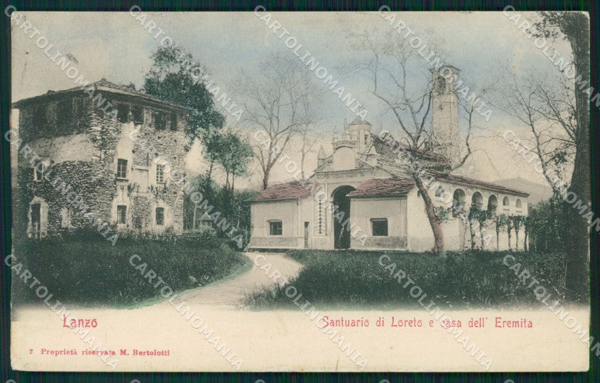 Torino Lanzo Torinese Santuario di Loreto PIEGHINE cartolina MT4599 – fronte
