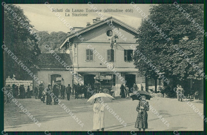 Torino Lanzo Torinese Stazione Corriera Genta cartolina MT4606 – fronte