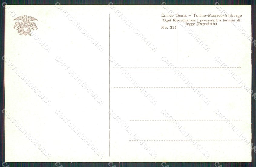 Torino Lanzo Torinese Stazione Corriera Genta cartolina MT4606 – retro
