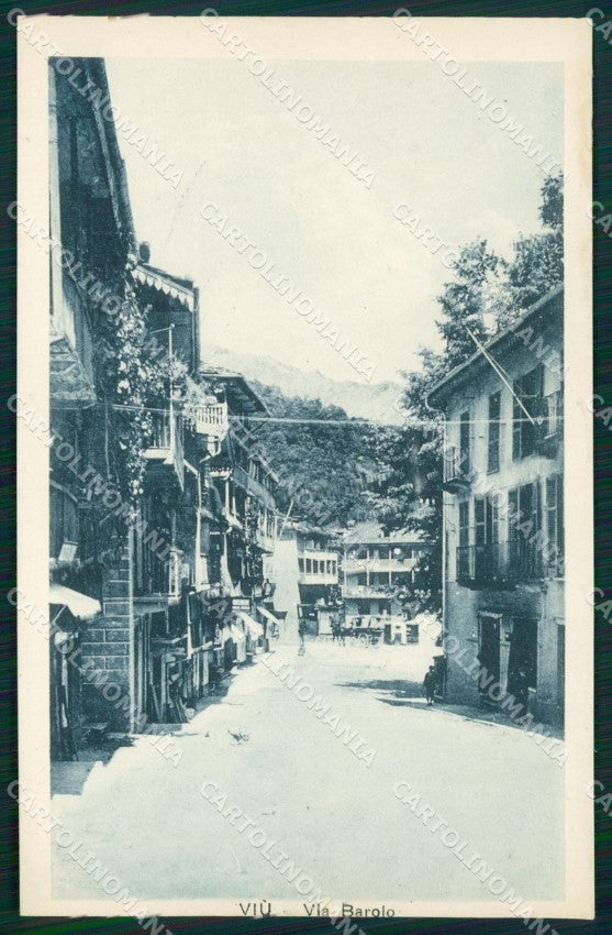 Torino Viù Valli di Lanzo Via Barolo cartolina MT4613 – fronte