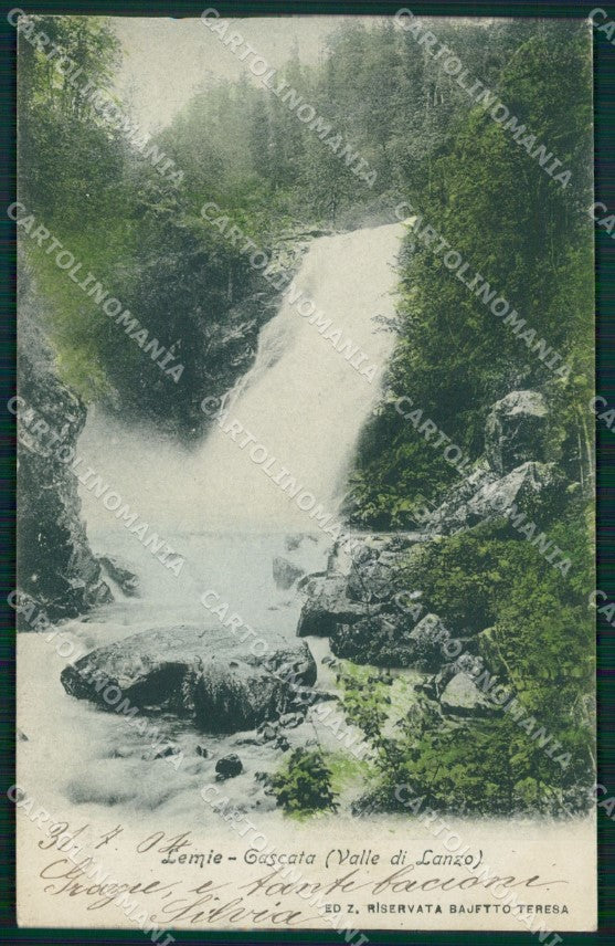 Torino Lemie Cascata cartolina MT4631 – fronte