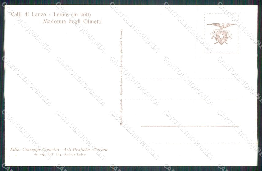 Torino Lemie Cometto Foto cartolina MT4635 – retro