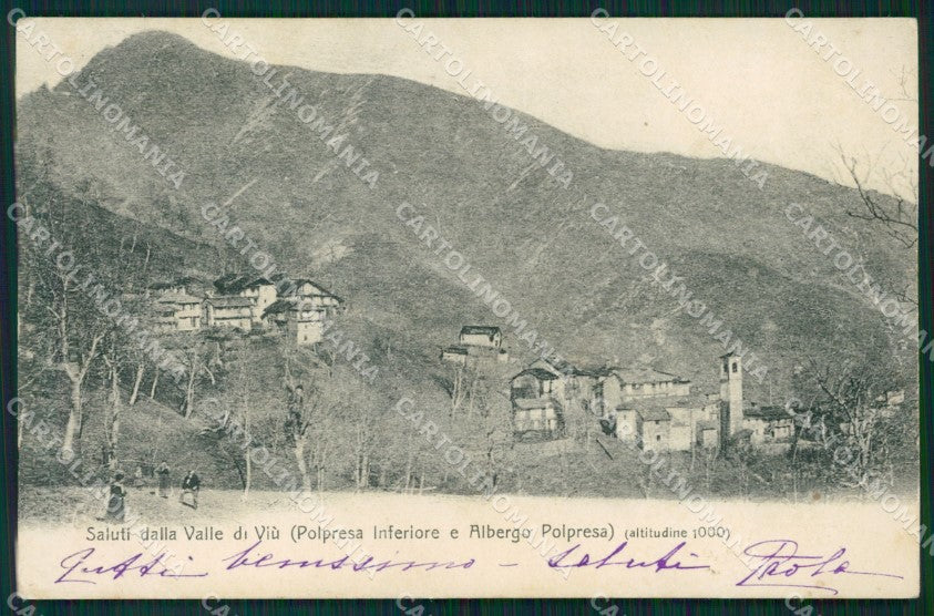 Torino Viù Valli di Lanzo Polpresa Genta cartolina MT4636 – fronte