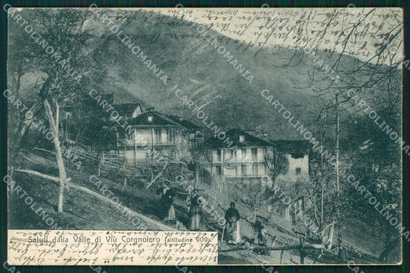 Torino Viù Valli di Lanzo Corgnolero Genta cartolina MT4638 – fronte