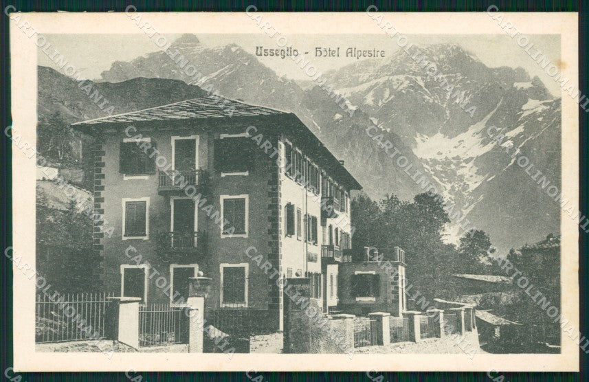 Torino Usseglio Hotel Alpestre cartolina MT4642 – fronte