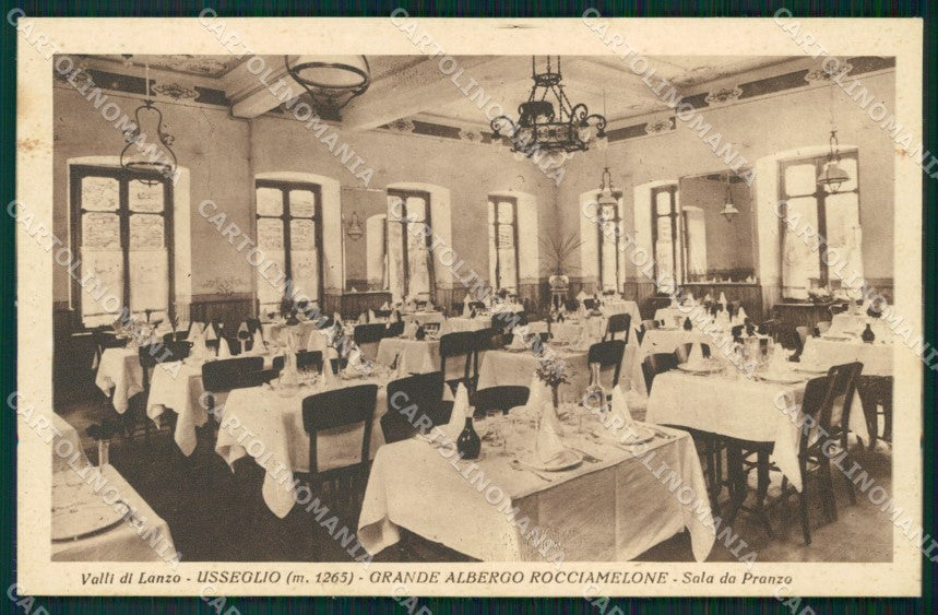 Torino Usseglio Albergo Rocciamelone cartolina MT4644 – fronte