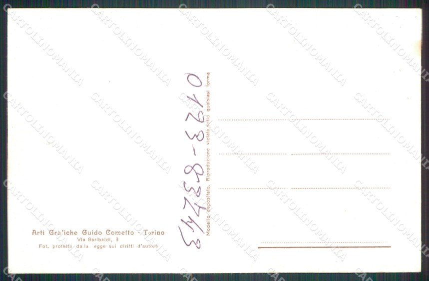 Torino Usseglio Albergo Rocciamelone cartolina MT4644 – retro