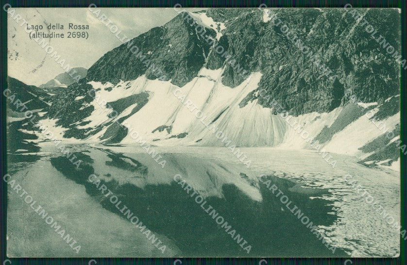 Torino Usseglio Lago della Rossa Genta cartolina MT4658 – fronte