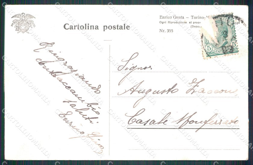 Torino Usseglio Lago della Rossa Genta cartolina MT4658 – retro