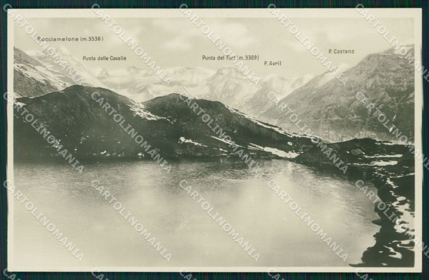 Torino Usseglio Malciussia Lago Nero Cometto Foto cartolina MT4660 – fronte