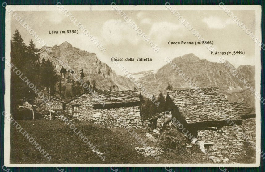Torino Usseglio Valli di Lanzo Casolari Benot Cometto Foto cartolina MT4674 – fronte