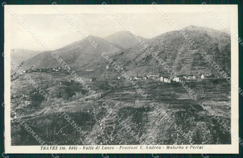 Torino Traves Sant'Andrea Malerba Perini cartolina MT4678 – fronte