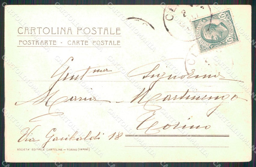 Torino Ceres Panorama cartolina MT4683 – retro