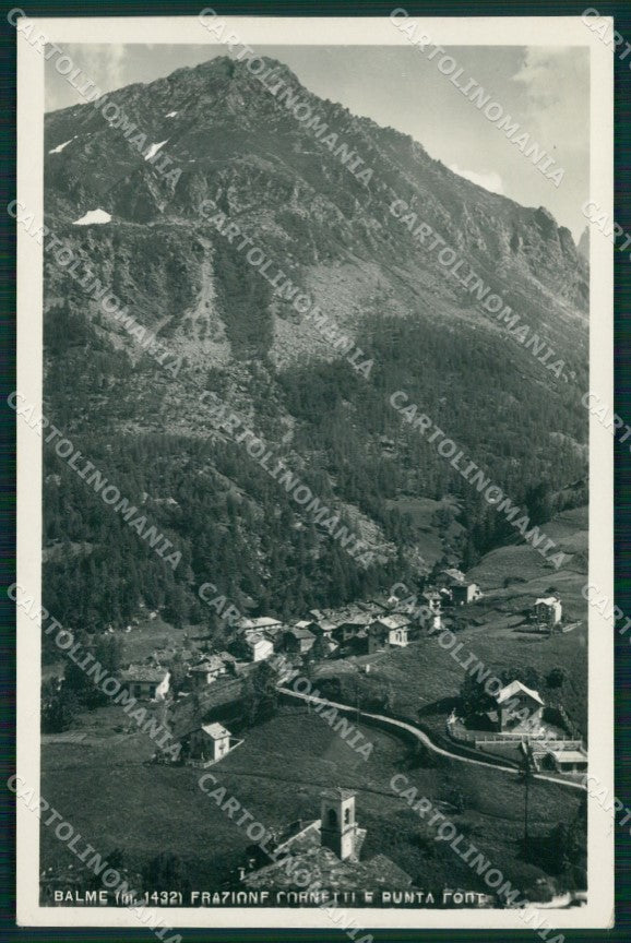 Torino Balme Cornetti Punta Fort Foto cartolina MT4704 – fronte