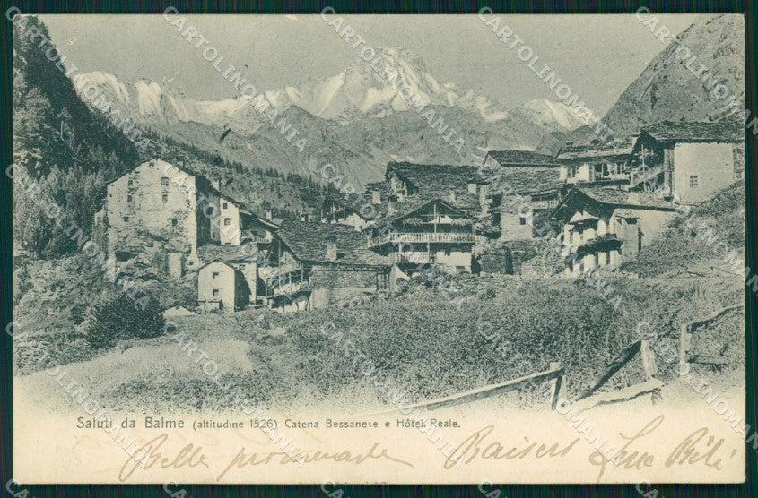Torino Balme Genta SCOLLATA cartolina MT4708 – fronte
