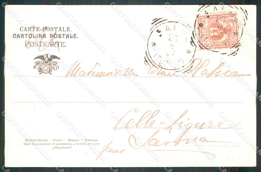 Torino Balme Genta SCOLLATA cartolina MT4708 – retro