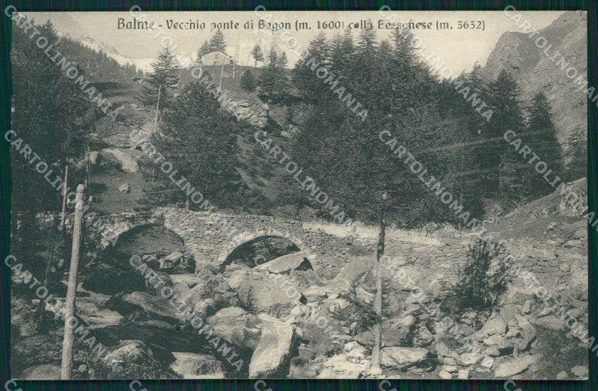 Torino Balme Ponte di Bogon cartolina MT4711 – fronte