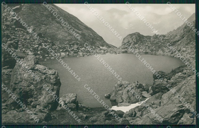Torino Balme Lago Verde Cometto Foto cartolina MT4714 – fronte