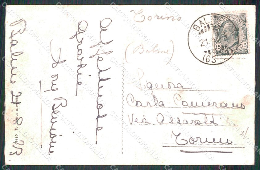 Torino Balme Piano della Mussa Bessanese cartolina MT4718 – retro