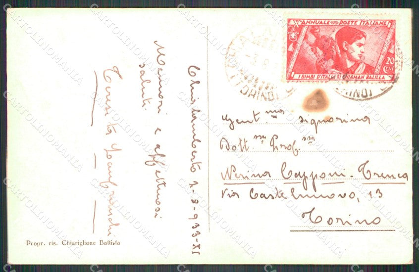 Torino Chialamberto Panorama cartolina MT4733 – retro