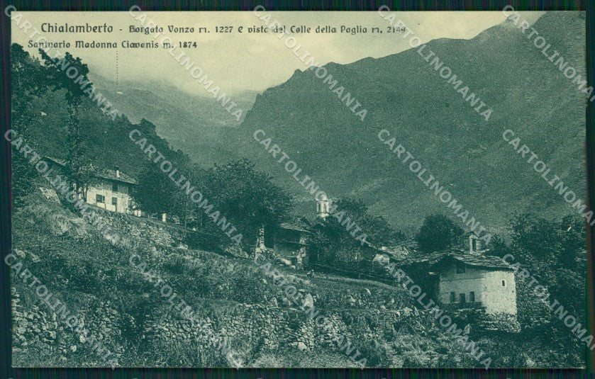 Torino Chialamberto Borgata Vonzo cartolina MT4734 – fronte