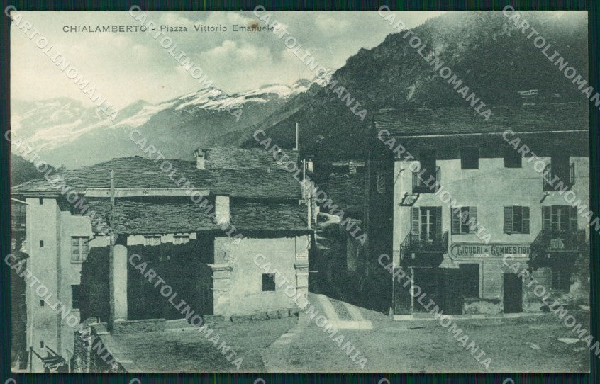 Torino Chialamberto Piazza Vittorio Emanuele cartolina MT4735 – fronte