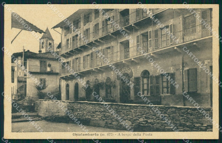 Torino Chialamberto Albergo della Posta cartolina MT4737 – fronte