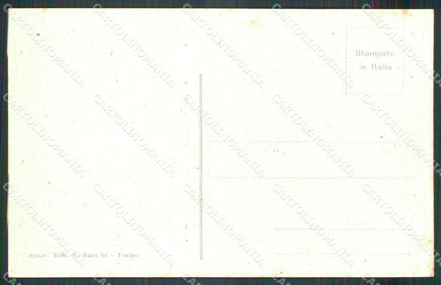Torino Chialamberto Albergo della Posta cartolina MT4737 – retro