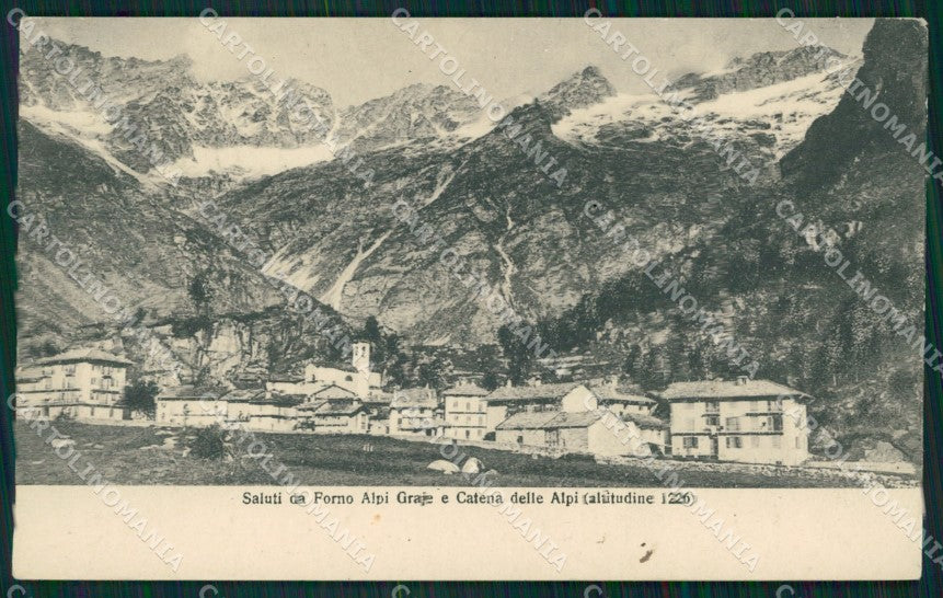 Torino Groscavallo Forno Alpi Graie Genta cartolina MT4740 – fronte