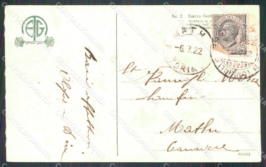 Torino Groscavallo Forno Alpi Graie Genta cartolina MT4740 – retro