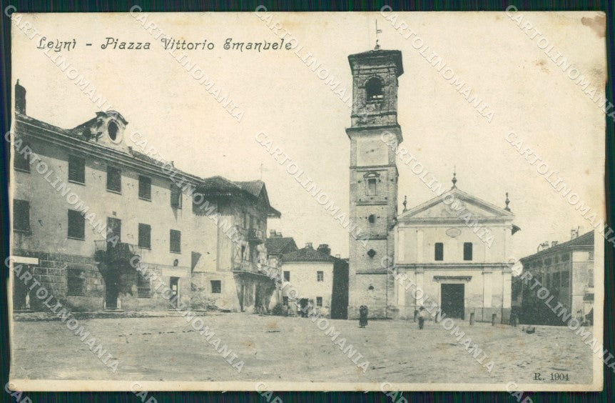 Torino Leini Leyni Piazza Vittorio Emanuele cartolina MT4752 – fronte
