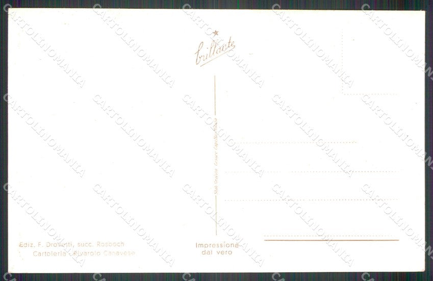Torino Rivarolo Canavese Castello dei Conti Francesetti cartolina MT4769 – retro