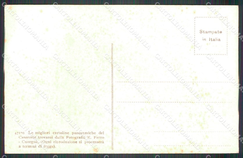 Torino Rivarolo Canavese Castello dei Conti Francesetti Foto cartolina MT4770 – retro