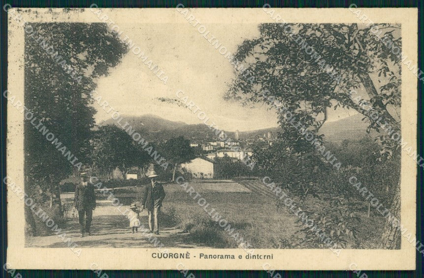 Torino Cuorgnè Panorama cartolina MT4781 – fronte
