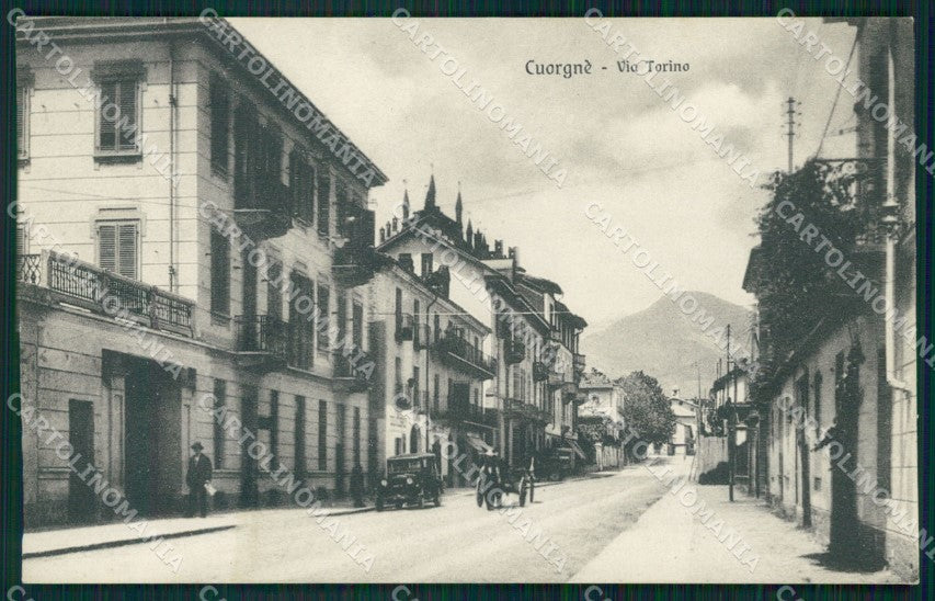 Torino Cuorgnè Via Torino cartolina MT4782 – fronte