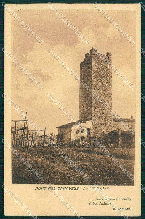Torino Pont Canavese La Tellaria Carducci cartolina MT4793 – fronte