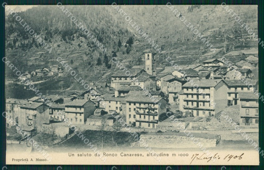 Torino Ronco Canavese Panorama cartolina MT4798 – fronte