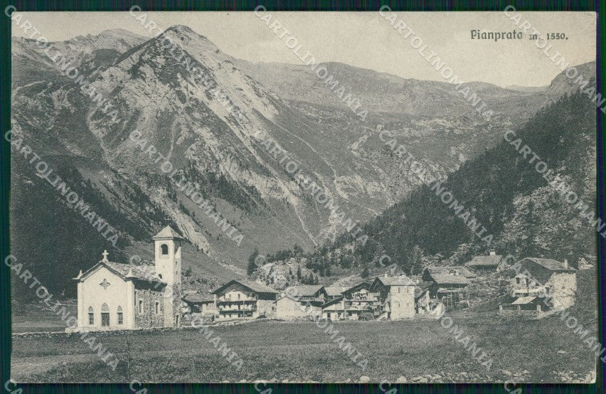 Torino Valprato Soana Pianprato cartolina MT4805 – fronte