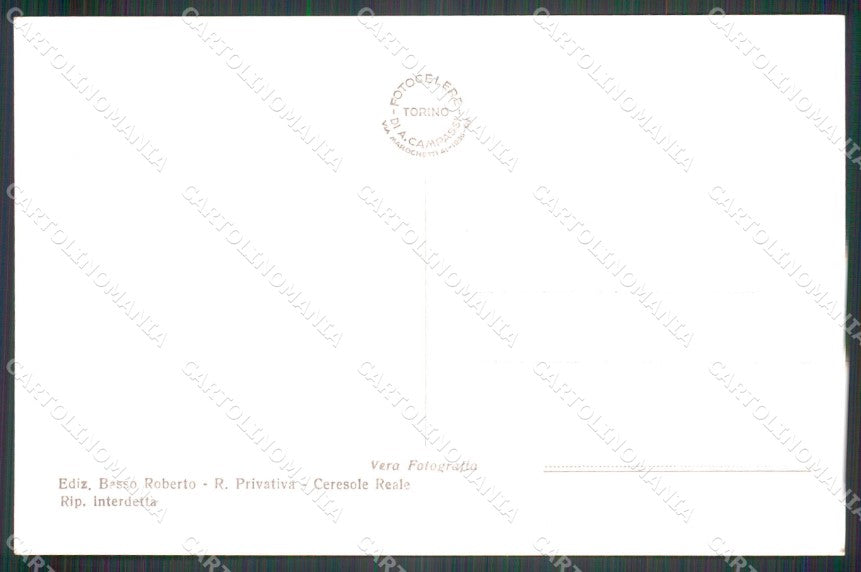 Torino Ceresole Reale Lago Foto cartolina MT4813 – retro