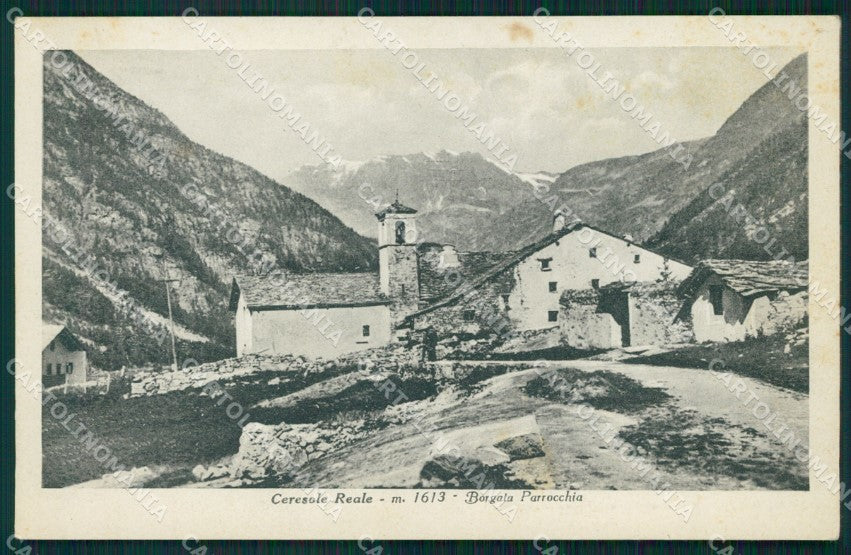Torino Ceresole Reale Borgata Parrocchia cartolina MT4816 – fronte