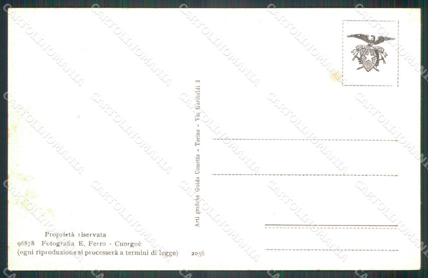 Torino Ceresole Reale Borgata Parrocchia cartolina MT4816 – retro