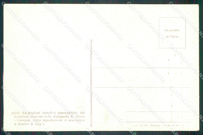 Torino Ceresole Reale Gregge Pecore Bertacchi cartolina MT4817 – retro
