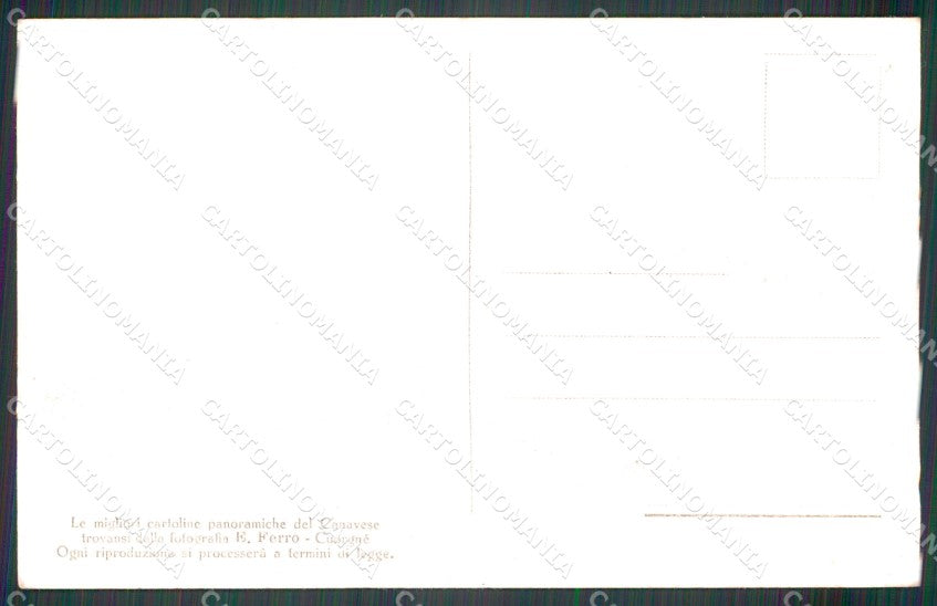 Torino Ceresole Reale Villa Peiron cartolina MT4818 – retro