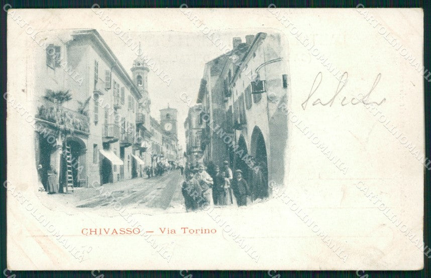 Torino Chivasso Via Torino cartolina MT4825 – fronte