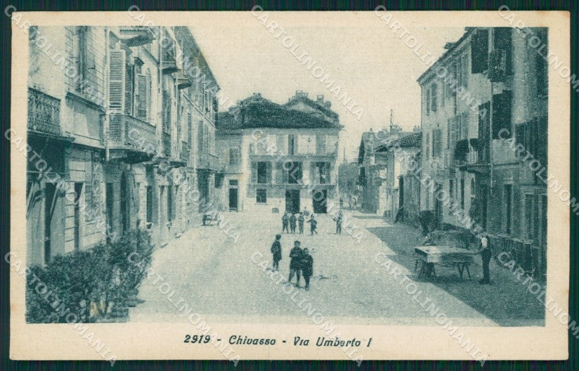 Torino Chivasso Via Umberto I cartolina MT4830 – fronte