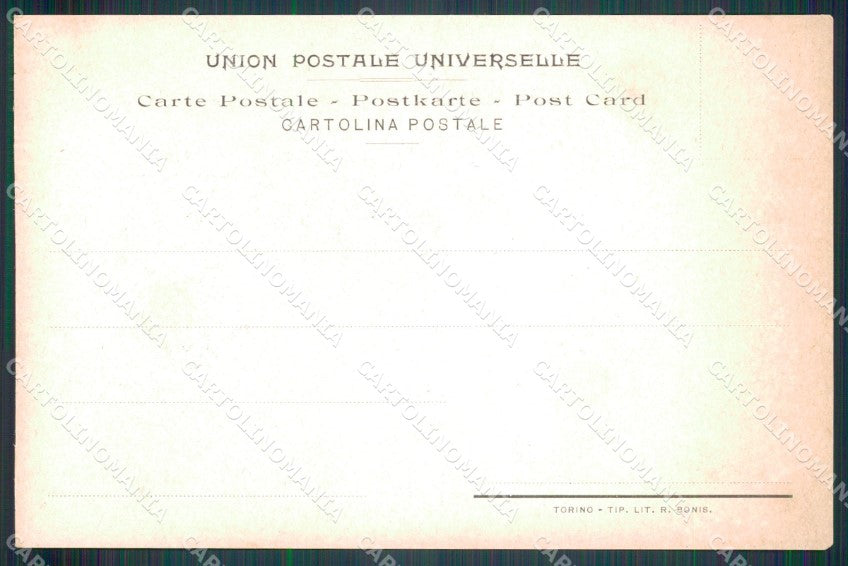 Torino Chivasso Albergo della Posta Reale Pubblicitaria cartolina MT4841 – retro