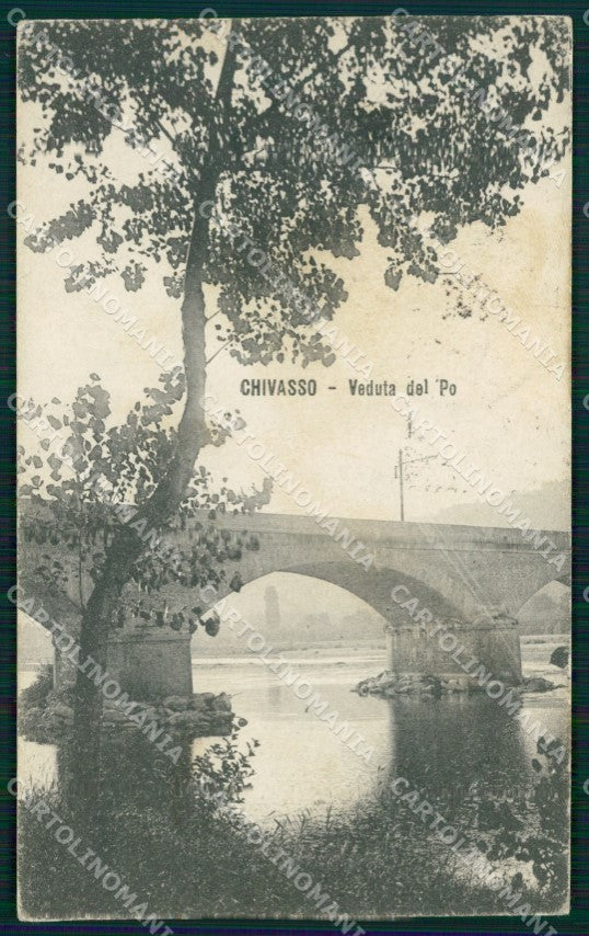 Torino Chivasso Veduta del Po cartolina MT4842 – fronte